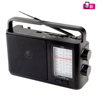 Radio portabil, MP3-BT, 4 benzi, AC/DC - RPR 7B